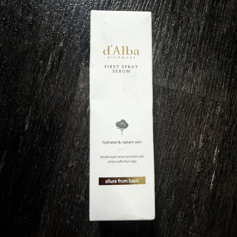 d'Alba First Spray Serum Unisex 100ml White Truffle Vegan Korean Skincare Mist